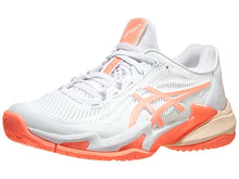 Load image into Gallery viewer, Asics Court FF 3 White/Sun Coral Women&#39;s Tennis Shoes - 2023 NEW ARRIVAL
