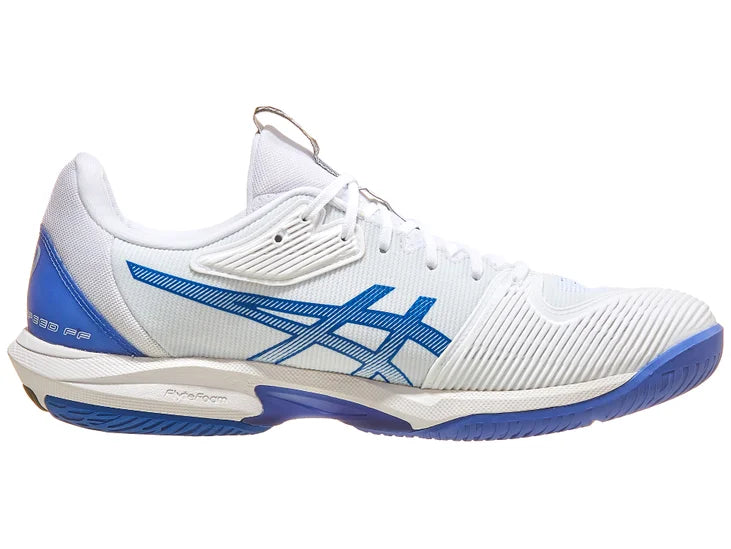 Asics Racket Asics Solution Speed FF 3 White/Tuna Blue Men's Tennis Shoes - 2024 NE ...