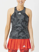 Load image into Gallery viewer, Adidas Women&#39;s Paris Tennis Y-Tank - Carbon - 2023 NEW ARRIVAL
