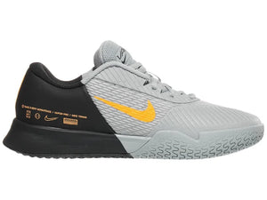 Nike Vapor Pro 2 HC Grey/Orange/Black Men's Tennis Shoes - 2024 NEW ARRIVAL