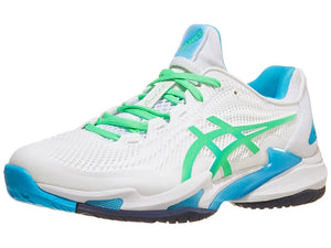 Asics Court FF 3 White/New Leaf Men's Tennis Shoes - 2024 NEW ARRIVAL