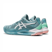 Load image into Gallery viewer, Asics Gel Resolution 8 Smoke Blue/White Women&#39;s Tennis Shoes - 2022 NEW ARRIVAL
