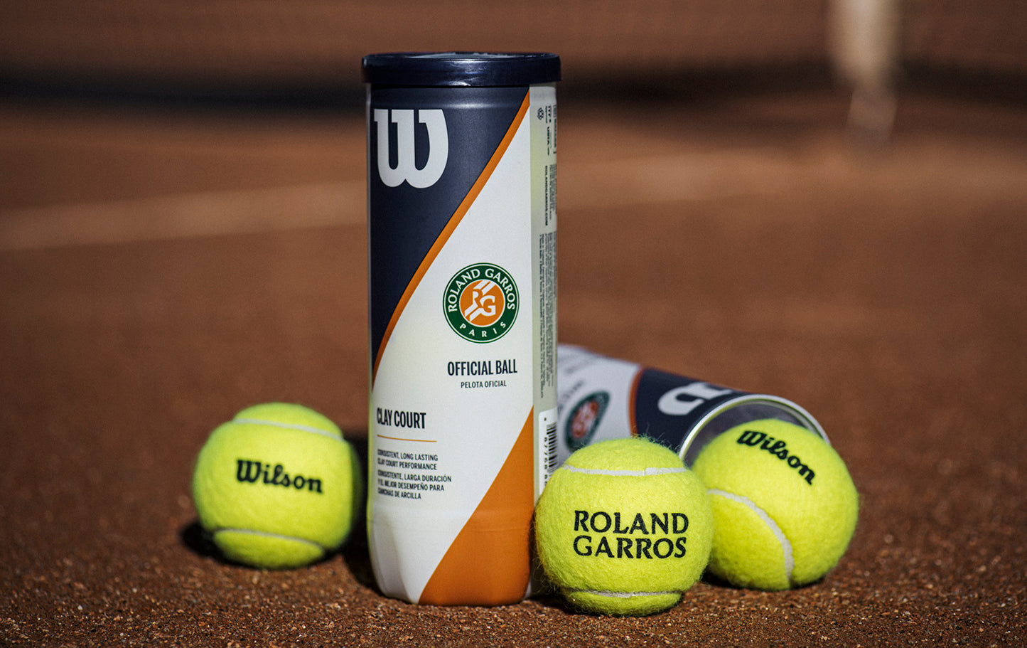 Pelotas de Tenis Wilson Roland Garros All Court x3 Unid. 