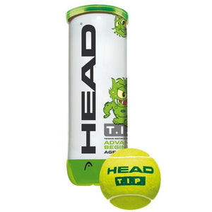 HEAD T.I.P. Green 3 TENNIS BALLS SINGLE CAN