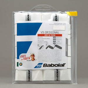 Babolat VS Tennis Overgrip 12 Pack (Original) - Dry and Thin