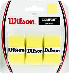 Wilson Pro Overgrip Comfort - 3 Pack Yellow