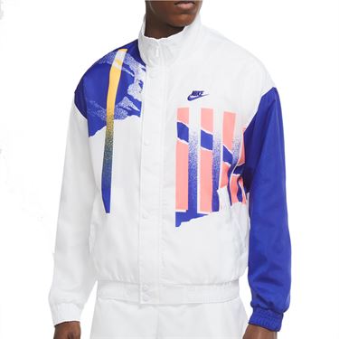 Nike Men's Challenge Court Jacket (White/Ultramarine/Solar Red/Ultramarine)