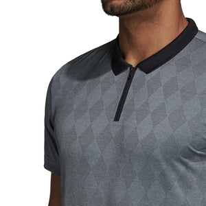 Adidas Men's Barricade Polo shirt - Grey / White