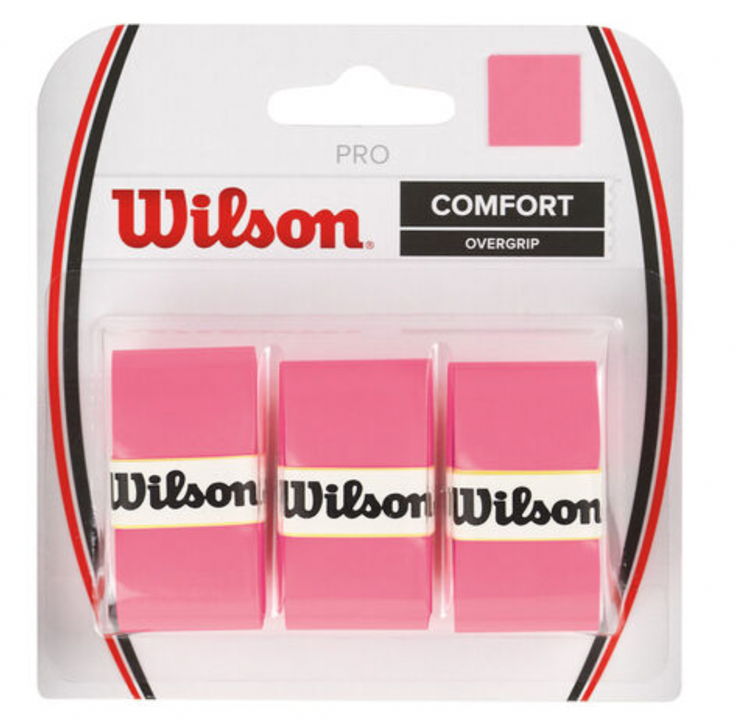 Wilson Pro Overgrip Comfort - 3 Pack - Pink
