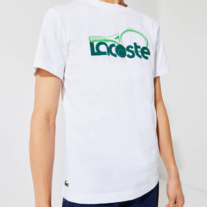 Lacoste Men's SPORT Crew Neck Tennis Print Breathable T-shirt - NEW ARRIVAL