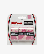 Load image into Gallery viewer, Wilson CAMO OVERGRIP 3 PACK (Pink)

