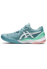 Load image into Gallery viewer, Asics Gel Resolution 8 Smoke Blue/White Women&#39;s Tennis Shoes - 2022 NEW ARRIVAL
