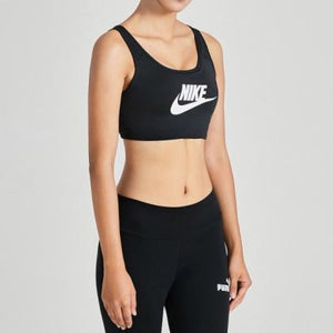 Nike Classic Swoosh Futura sports bra