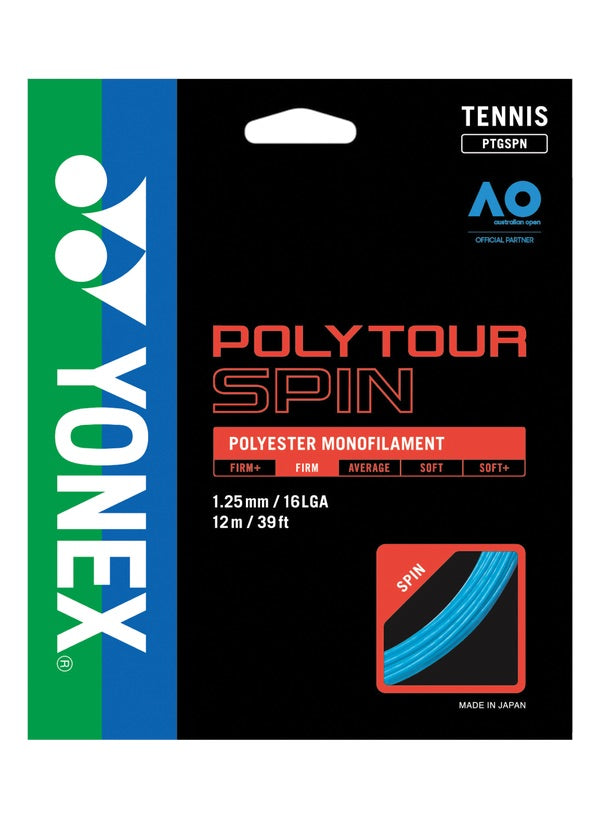 Yonex Poly Tour Spin 1.25/16L String Blue