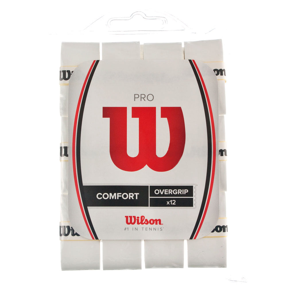 Wilson Pro Overgrip Comfort - 12 Pack White