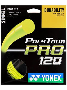 Yonex POLYTOUR PRO 16L/1.25 or 17/1.20 String (Yellow)