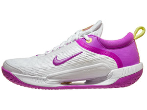 NikeCourt Zoom NXT White/Earth/Citron Women's Tennis Shoes - 2023 NEW ARRIVAL