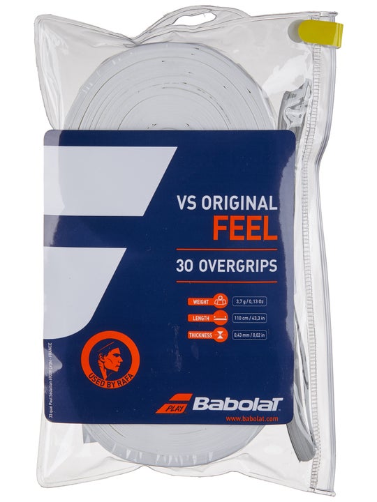 Babolat VS Original x30 Overgrip White (Dry Feel)
