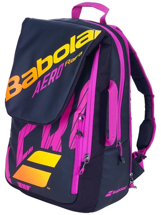 Babolat Aero Rafa Tennis Racquet Bag Backpack One Size Black Pink Yellow Buy Babolat Pure Aero Rafa Tennis Backpack (Dark Navy/Yellow  main image 3