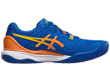 Load image into Gallery viewer, Asics Gel Resolution 9 Tuna Blue/Sun Peach Men&#39;s Tennis Shoes - 2023 NEW ARRIVAL

