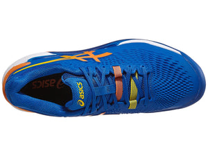 Asics Gel Resolution 9 Tuna Blue/Sun Peach Men's Tennis Shoes - 2023 NEW ARRIVAL