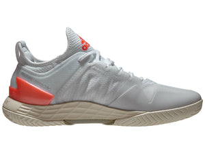 Adidas adizero Ubersonic 4 White/Black/Red Men's Tennis Shoes - NEW ARRIVAL