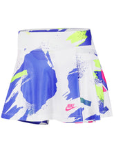 Load image into Gallery viewer, Nike Women&#39;s Challenge Court Slam Skirt (White/Sapphire/Hot Lime/Pink Foil)
