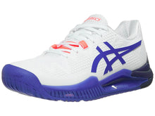 Load image into Gallery viewer, Asics Gel Resolution 8 White/Blue Men&#39;s &amp; Women&#39;s Tennis Shoes - NEW ARRIVAL
