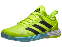 Load image into Gallery viewer, Adidas adizero Ubersonic 4 Yellow/Black/Sky Men’s Tennis Shoes - NEW ARRIVAL
