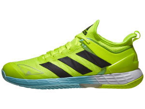 Adidas adizero Ubersonic 4 Yellow/Black/Sky Men’s Tennis Shoes - NEW ARRIVAL