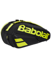 Load image into Gallery viewer, Babolat Pure Aero 6 Pack Bag Black/Yellow
