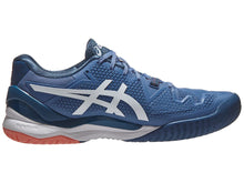 Load image into Gallery viewer, Asics Gel Resolution 8 Blue Harmony/White Men&#39;s Tennis Shoes - NEW ARRIVAL
