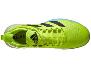 Adidas adizero Ubersonic 4 Yellow/Black/Sky Men’s Tennis Shoes - NEW ARRIVAL