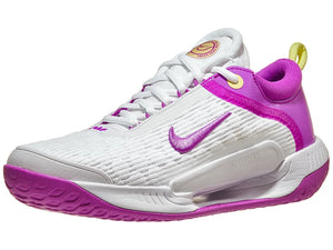 NikeCourt Zoom NXT White/Earth/Citron Women's Tennis Shoes - 2023 NEW ARRIVAL