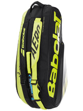 Load image into Gallery viewer, Babolat Pure Aero 6 Pack Bag Black/Yellow

