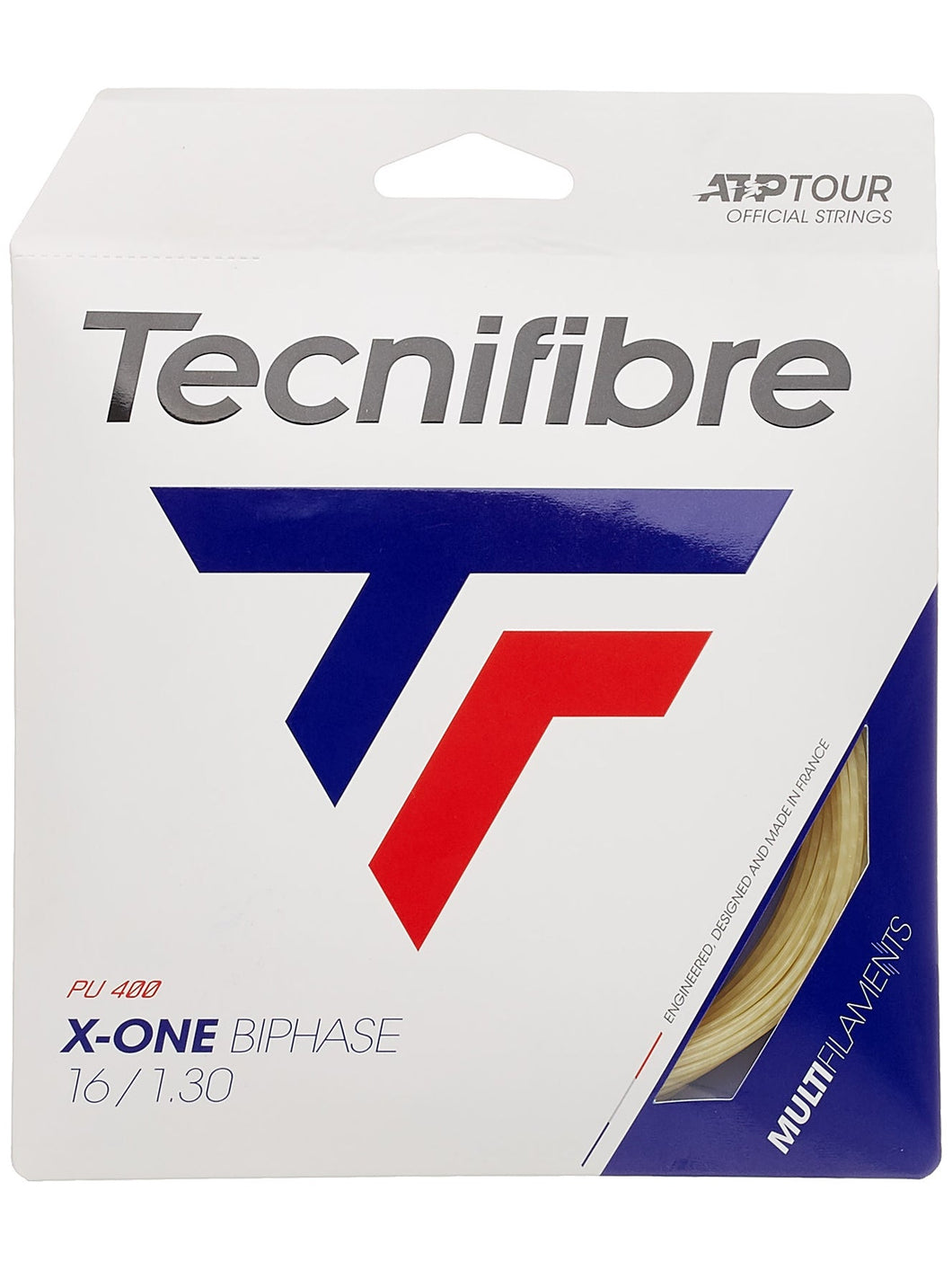Tecnifibre X-One Biphase 16/1.30 or 17/1.24 String