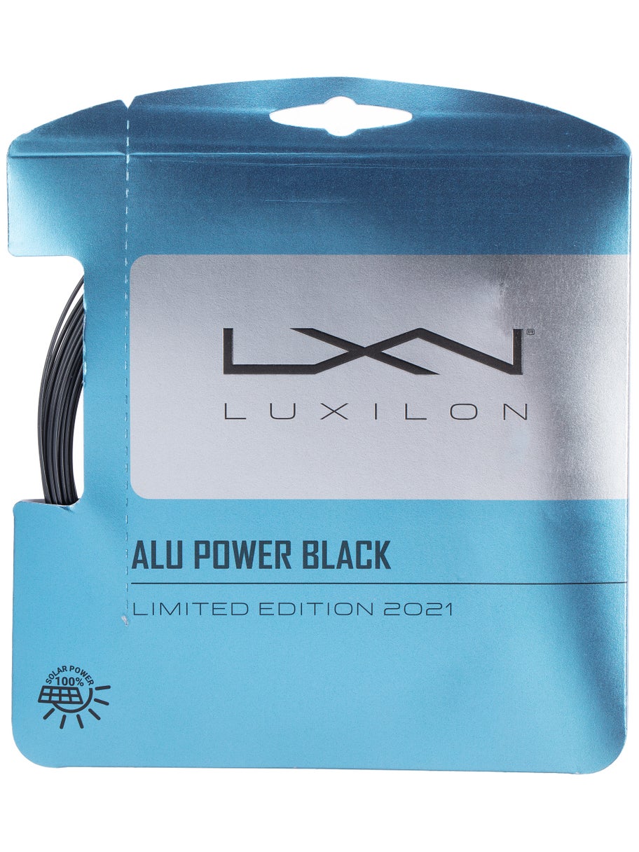 Luxilon ALU Power Black Limited Edition 16L/1.25 String - NEW ARRIVAL