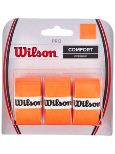Wilson Pro Overgrip 3 Pack (Grey or Orange color)