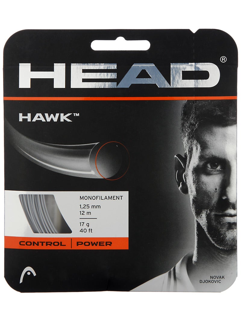 Head Hawk 17/1.25 String (Platinum, White color)
