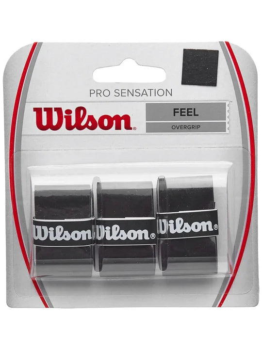 Wison Overgrip For Racket Wilson Pro Overgrip Sensation (Black color) – MASTERS RACKET