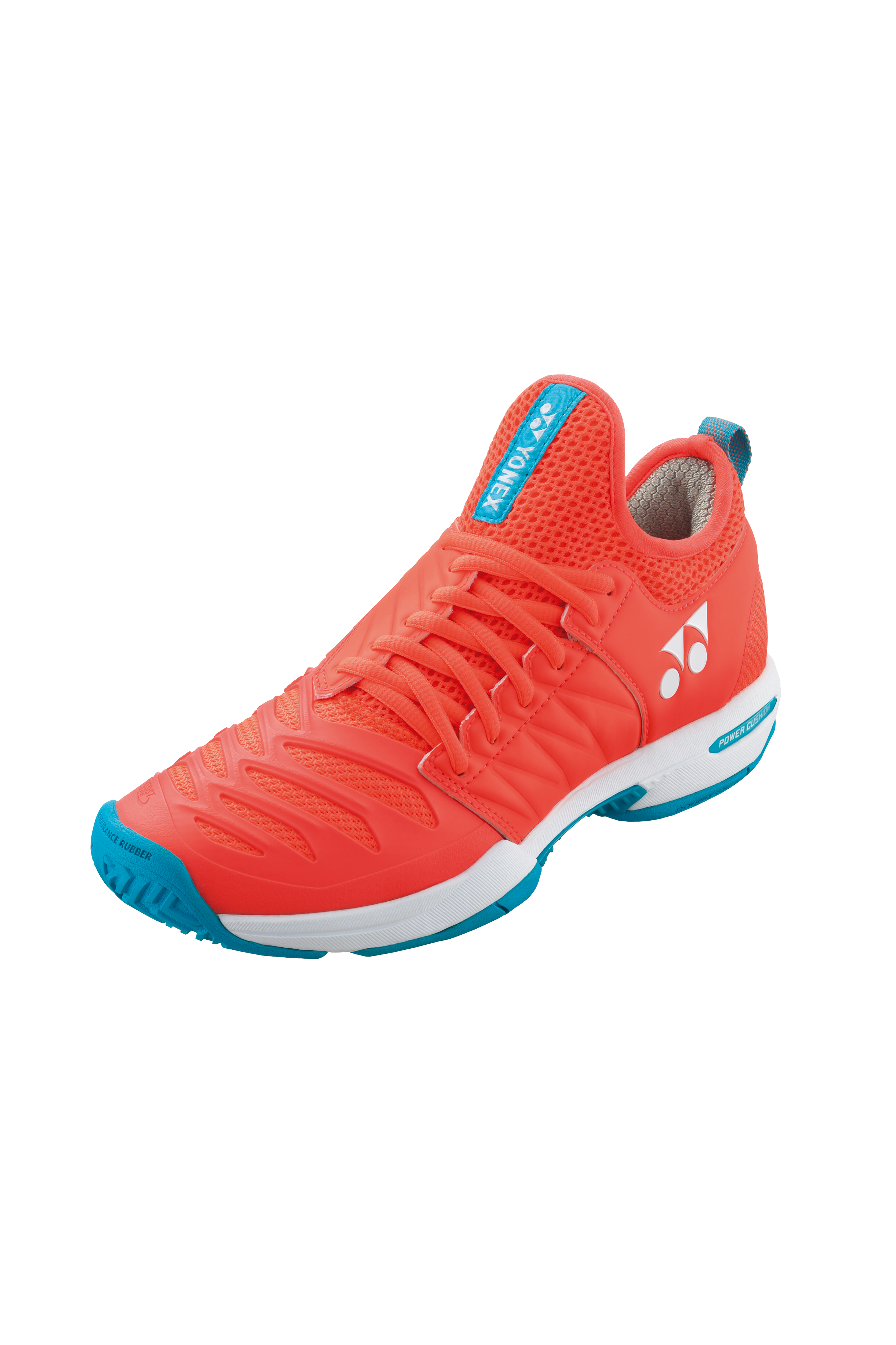 シューズ(男性用) YONEX Power Cushion Fusion Rev 3 Yonex PC Fusion Rev 3 (Red) Tennis Shoe - Of Courts